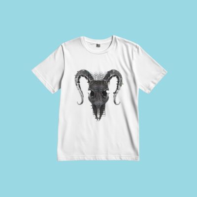 Born to die design on white tshirt by sbs
