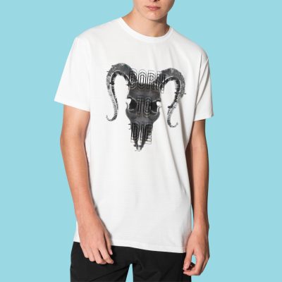 Born to die design on white tshirt by sbs