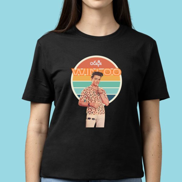 Retro Win Oo Design on tshirt